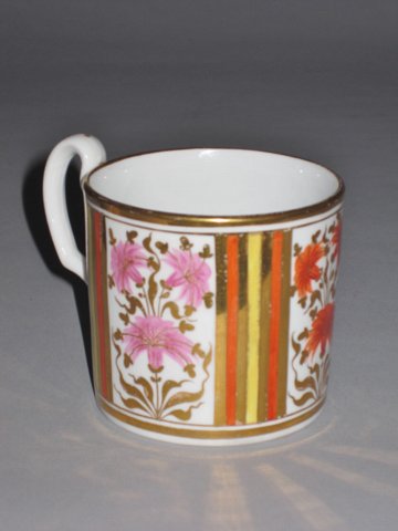 MINTON PORCELAIN COFFEE CAN. CIRCA 1810. - Click to enlarge and for full details.