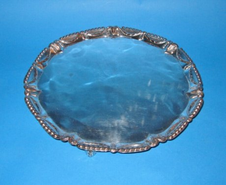 A George III Salver, circa 1765. - Click to enlarge and for full details.