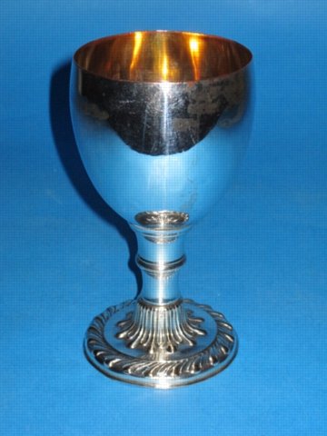 A George III Goblet, circa 1780. - Click to enlarge and for full details.