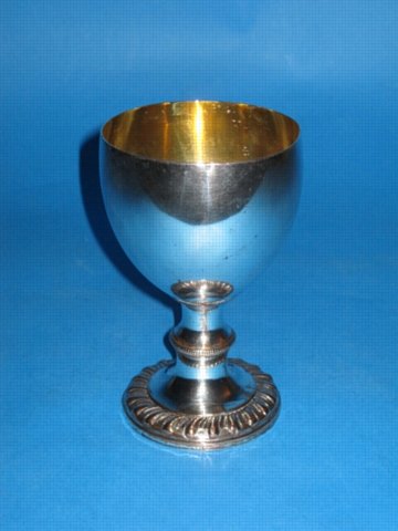 A George III Goblet, circa 1780. - Click to enlarge and for full details.