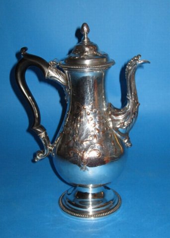 A George III Coffee Pot, circa 1775. - Click to enlarge and for full details.