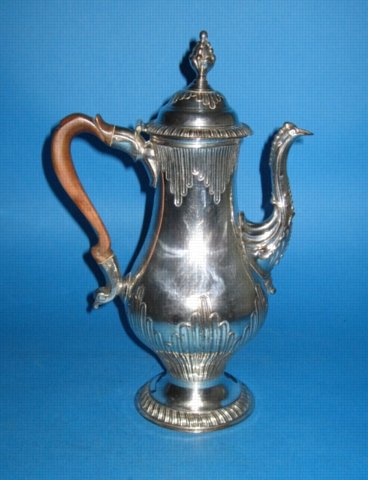 A George III Coffee Pot, circa 1765. - Click to enlarge and for full details.