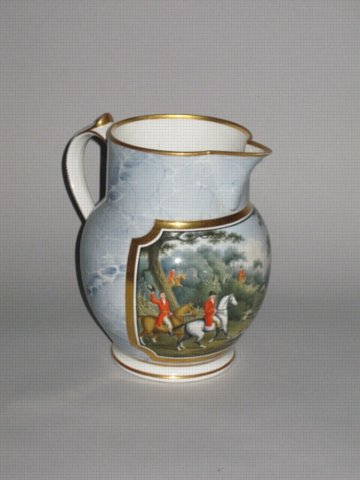 REGENCY CHAMBERLAIN'S WORCESTER JUG, CIRCA 1810 - Click to enlarge and for full details.