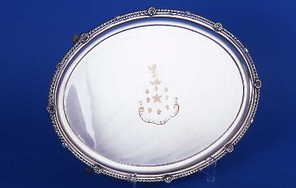 Small Regency salver - Click to enlarge and for full details.