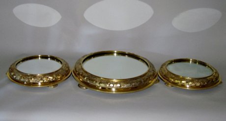 Suite of Silver Gilt Table Plateau - Click to enlarge and for full details.