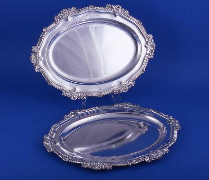 Pair of Regency Meat Dishes - Click to enlarge and for full details.