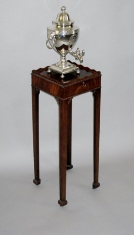 GEORGE III MAHOGANY URN STAND, CIRCA 1775 - Click to enlarge and for full details.