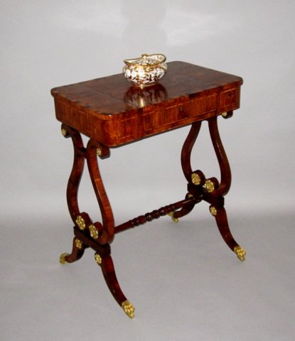 REGENCY ROSEWOOD GAMES TABLE> GEORGE IV, CIRCA 1825  - Click to enlarge and for full details.