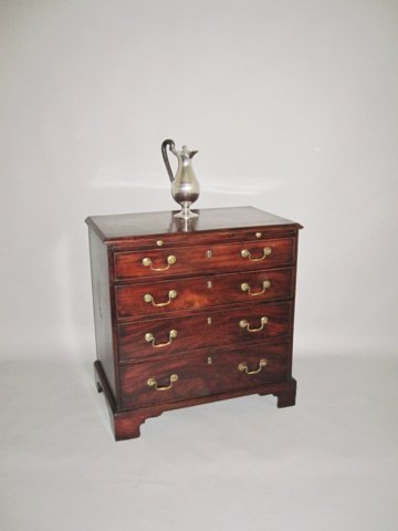 GEORGE III MAHOGANY CHEST, CIRCA 1780 - Click to enlarge and for full details.