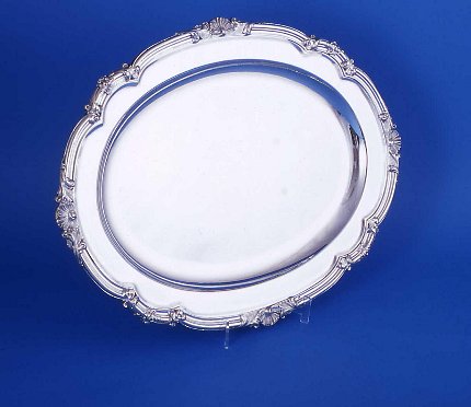 Regency Old Sheffield Plate Meat Dish - Click to enlarge and for full details.