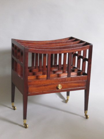 MAHOGANY CANTERBURY, CIRCA 1800 - Click to enlarge and for full details.