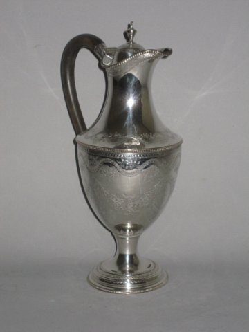 OLD SHEFFIELD PLATE SILVER EWER. CIRCA 1775 - Click to enlarge and for full details.