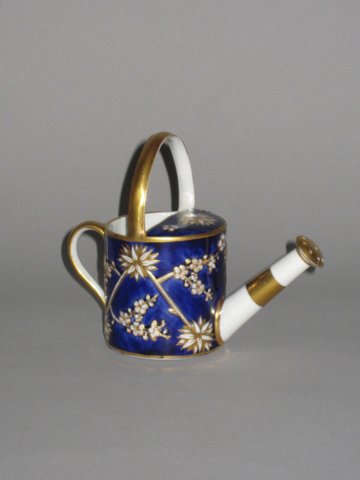 SPODE PORCELAIN MINIATURE WATERING CAN. PATTERN 3153 - Click to enlarge and for full details.