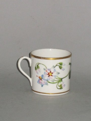 COALPORT BOTANICAL COFFEE CAN, CIRCA 1812-15 - Click to enlarge and for full details.