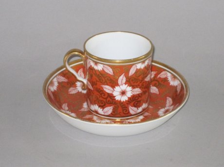 SPODE CAN & SAUCER, CIRCA 1810. - Click to enlarge and for full details.