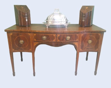 LATE 18TH CENTURY MAHOGANY SIDEBOARD, CIRCA 1790. - Click to enlarge and for full details.