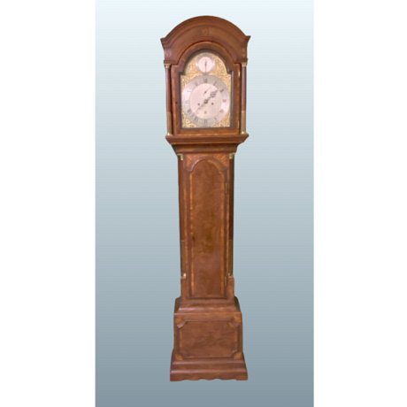 Fine 18th Century Mahogany & Marquetry Eight Day Longcase Clock, John Marriott, London c.1775 - Click to enlarge and for full details.