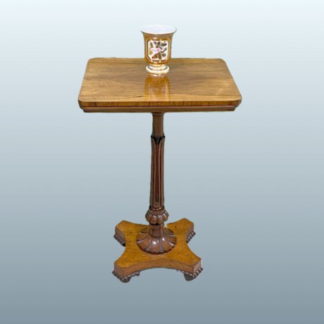 Rosewood lamp table, circa 1825 - Click to enlarge and for full details.