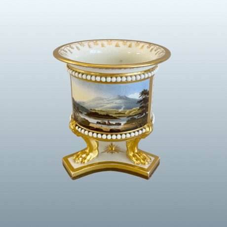 Flight Barr & Barr Miniature Vase, circa 1815 - Click to enlarge and for full details.