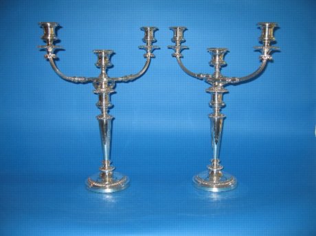 Pair of Mathew Boulton Candelabra - Click to enlarge and for full details.