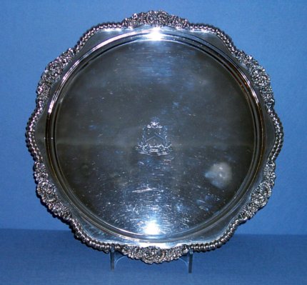 Regency Old Sheffield Plate Salver - Click to enlarge and for full details.