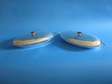 Rare pair of 18th Century Hash Dishes - Click to enlarge and for full details.