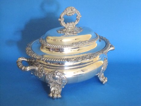 Regency period soup tureen & cover - Click to enlarge and for full details.