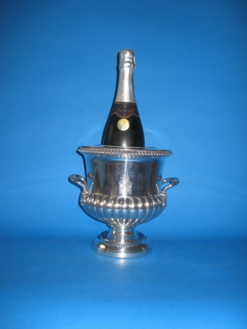 Georgian Old Sheffield silver wine cooler - Click to enlarge and for full details.