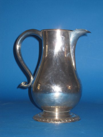 Rare First period Old Sheffield Plate Beer/wine jug, circa 1775 - Click to enlarge and for full details.