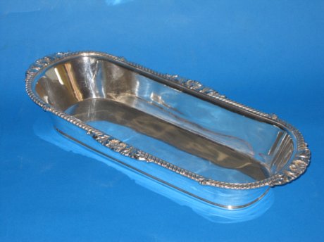 Regency Period Old Sheffield Plate silver knife Tray, circa 1825 - Click to enlarge and for full details.