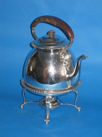 Regency period Kettle on stand with burner, circa 1825 - Click to enlarge and for full details.