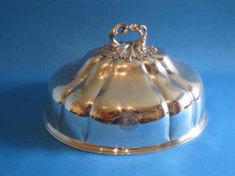 Regency dish cover, circa 1820 - Click to enlarge and for full details.