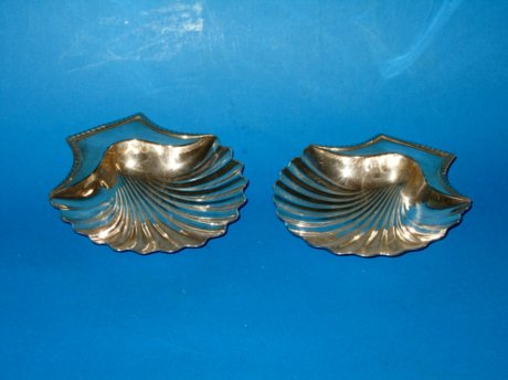 Pair of early 19th Century Butter Shells, circa 1815 - Click to enlarge and for full details.