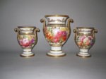 Garniture SPODE Vases, circa 1815. - Click to enlarge and for full details.