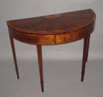 18th CENTURY MAHOGANY CARD TABLE. CIRCA 1785. - Click to enlarge and for full details.