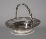 OLD SHEFFIELD PLATE SILVER BASKET. CIRCA 1785 - Click to enlarge and for full details.