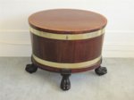A FINE QUALITY LATE 18TH CENTURY MAHOGANY  & BRASS BOUND WINE COOLER. GEORGE III CIRCA 1775. - Click to enlarge and for full details.