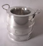 ​A FINE OLD SHEFFIELD PLATE SILVER WINE COOLER, CIRCA 1800. - Click to enlarge and for full details.