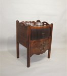 MAHOGANY SERPENTINE TRAY TOP COMMODE, CIRCA 1775 - Click to enlarge and for full details.