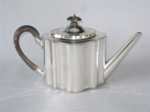 ​AN 18TH CENTURY OLD SHEFFIELD PLATE SILVER TEAPOT, CIRCA 1785. - Click to enlarge and for full details.