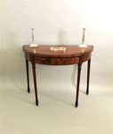 ​A FINE 18TH CENTURY MAHOGANY CARD TABLE BY GILLOWS OF LANCASTER, CIRCA 1790 - Click to enlarge and for full details.