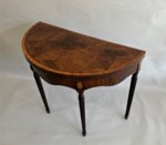 ​AN EXCEPTIONAL MAHOGANY PARQUETRY CARD TABLE, CIRCA 1785. - Click to enlarge and for full details.