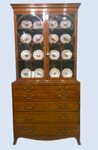 A FINE HEPPLEWHITE SATINWOOD SECRETAIRE BOOKCASE, CIRCA 1780 - Click to enlarge and for full details.