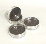 A GOOD SET OF FOUR LATE 18TH CENTURY OLD SHEFFIELD PLATE SILVER WINE COASTERS, CIRCA 1785 - Click to enlarge and for full details.
