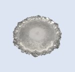 ​A FINE GEORGE III SILVER SALVER London 1781 by Robert Smith & Daniel Sharp.  - Click to enlarge and for full details.