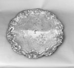AN EXCEPTIONAL & LARGE OLD SHEFFIELD PLATE SILVER SALVER. GEORGE IV CIRCA 1825. - Click to enlarge and for full details.