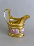 A LARGE EARLY 19TH CENTURY PARIS PORCELAIN JUG - Click to enlarge and for full details.