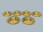 ​A VERY RARE SET OF SIX MECURIAL GILDED DESSERT BASKETS. GEORGE III, CIRCA 1790. - Click to enlarge and for full details.