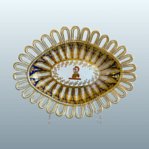 A CHAMBERLAINS WORCESTER PORCELAIN DESSERT DISH, CIRCA 1810 - Click to enlarge and for full details.