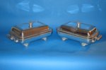 A superb pair of early 19th Century entree dishes and warmers - Click to enlarge and for full details.